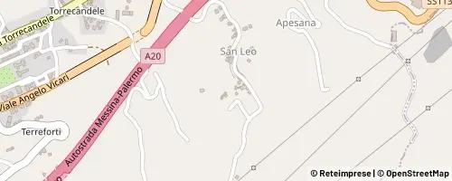 Mappa Sant'Agata di Militello