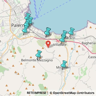 Mappa Ciaculli - Croce Verde, 90124 Palermo PA, Italia (4.47833)