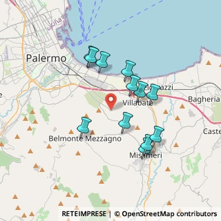 Mappa Ciaculli - Croce Verde, 90124 Palermo PA, Italia (3.59917)