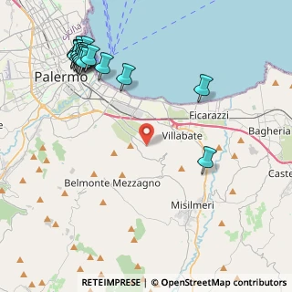 Mappa Ciaculli - Croce Verde, 90124 Palermo PA, Italia (6.25263)