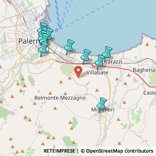 Mappa Ciaculli - Croce Verde, 90124 Palermo PA, Italia (4.88333)