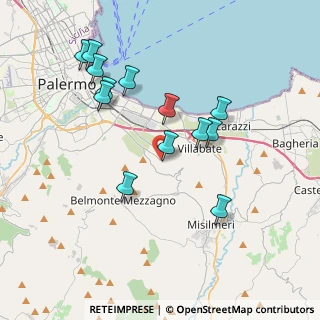 Mappa Ciaculli - Croce Verde, 90124 Palermo PA, Italia (4.29462)