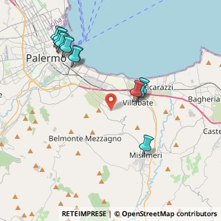 Mappa Ciaculli - Croce Verde, 90124 Palermo PA, Italia (5.20167)