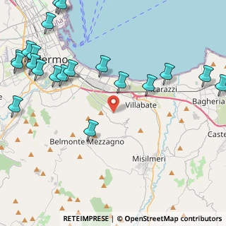 Mappa Ciaculli - Croce Verde, 90124 Palermo PA, Italia (6.7415)