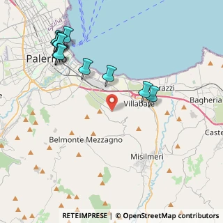 Mappa Ciaculli - Croce Verde, 90124 Palermo PA, Italia (5.4925)