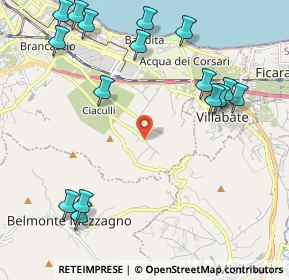 Mappa Ciaculli - Croce Verde, 90121 Ciaculli PA, Italia (2.94375)