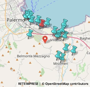 Mappa Ciaculli - Croce Verde, 90121 Ciaculli PA, Italia (4.025)