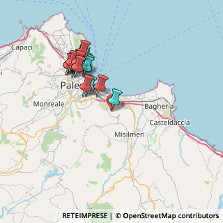 Mappa Ciaculli - Croce Verde, 90124 Palermo PA, Italia (8.0645)