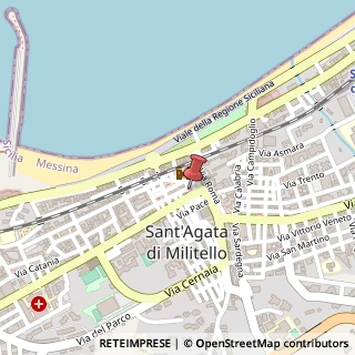 Mappa Piazza Vincenzo Consolo, 20, 98076 Sant'Agata di Militello, Messina (Sicilia)