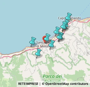 Mappa Via Trento, 98076 Sant'Agata di Militello ME, Italia (6.16182)