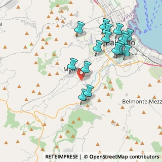 Mappa Via Valanche, 90046 Monreale PA, Italia (4.62353)
