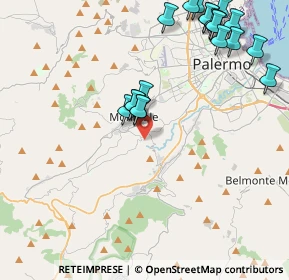Mappa Via Valanche, 90046 Monreale PA, Italia (5.541)