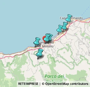 Mappa Via Marsala, 98076 Sant'Agata di Militello ME, Italia (5.28417)