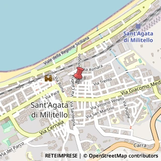 Mappa Via Trento, 2, 98076 Sant'Agata di Militello, Messina (Sicilia)