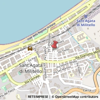 Mappa Via Oliveto II, 6, 98076 Sant'Agata di Militello, Messina (Sicilia)