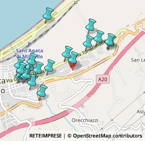 Mappa Contrada Capita, 98076 Sant'Agata di Militello ME, Italia (0.606)