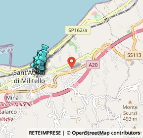 Mappa Contrada Capita, 98076 Sant'Agata di Militello ME, Italia (1.0545)