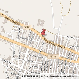 Mappa Via Mazzini, 211, 74028 Sava, Taranto (Puglia)