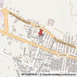 Mappa Via Bari, 20, 74028 Sava, Taranto (Puglia)