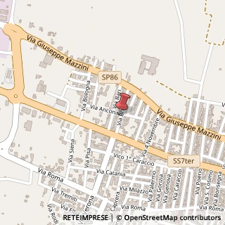 Mappa Via Brindisi,  14, 74028 Sava, Taranto (Puglia)