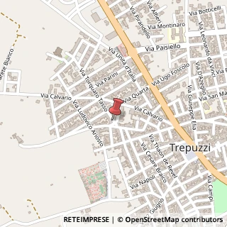 Mappa Via Torquato Tasso,  25, 73100 Trepuzzi, Lecce (Puglia)