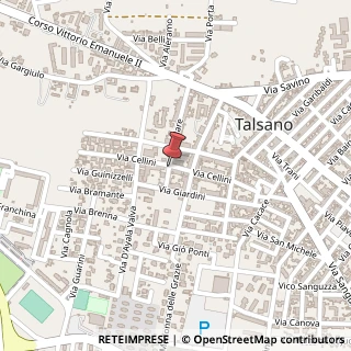 Mappa Via Benvenuto Cellini, 167, 74122 Taranto, Taranto (Puglia)
