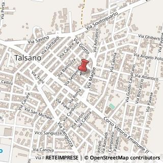 Mappa Via Eroi del Mare, 18, 74122 Taranto, Taranto (Puglia)