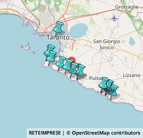 Mappa Via Filippo Juvarra, 74122 Taranto TA, Italia (6.38786)