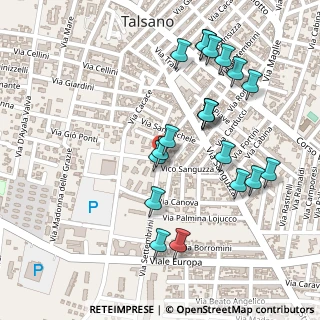 Mappa Via Filippo Juvarra, 74122 Taranto TA, Italia (0.275)