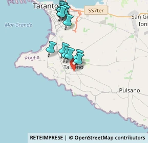 Mappa Via Filippo Juvarra, 74122 Taranto TA, Italia (4.36688)