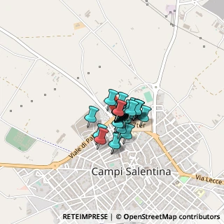 Mappa Campi Salentina, 73012 Campi salentina LE, Italia (0.20714)