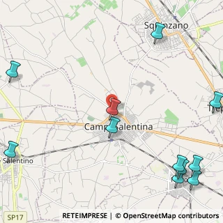 Mappa Via Salvatore Calabrese, 73012 Campi Salentina LE, Italia (3.58455)