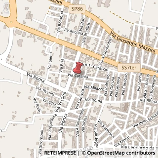 Mappa Via Trapani, 16, 74028 Sava, Taranto (Puglia)