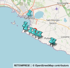 Mappa Via Giovanni Borracino, 74122 Taranto TA, Italia (5.81786)