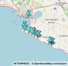 Mappa Via Giovanni Borracino, 74122 Taranto TA, Italia (5.88077)