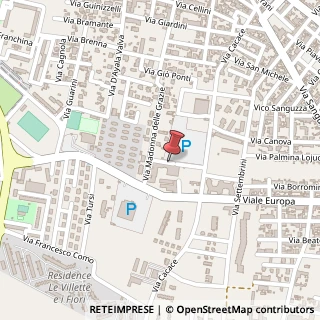 Mappa Via Borraccino Giovanni, 8/A/B, 74122 Taranto, Taranto (Puglia)