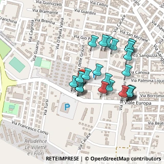Mappa Via Giovanni Borracino, 74122 Taranto TA, Italia (0.228)