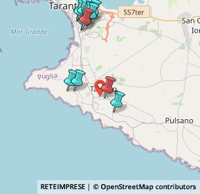 Mappa Via Giovanni Borracino, 74122 Taranto TA, Italia (4.92615)