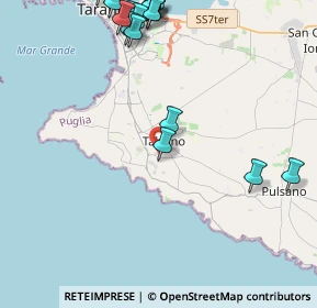 Mappa Via Giovanni Borracino, 74122 Taranto TA, Italia (5.98647)