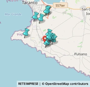 Mappa Via Giovanni Borracino, 74122 Taranto TA, Italia (2.38667)