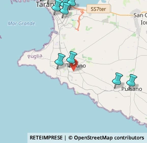 Mappa Via Giovanni Borracino, 74122 Taranto TA, Italia (6.08545)