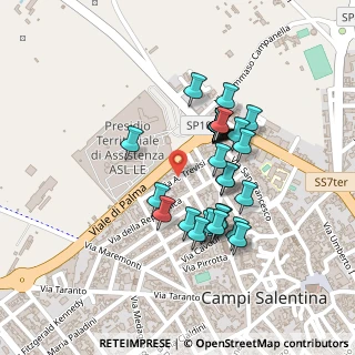 Mappa Via Antonio Trevisi, 73012 Campi Salentina LE, Italia (0.20345)