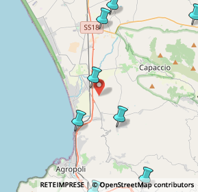 Mappa Via della Passata, 84047 Capaccio SA, Italia (6.65273)