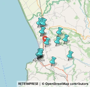 Mappa Via della Passata, 84047 Capaccio SA, Italia (5.93188)