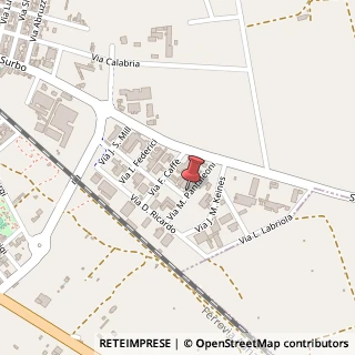 Mappa Via Pantaleoni, 25, 73019 Trepuzzi, Lecce (Puglia)