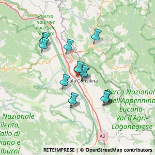 Mappa Contrada Ferraria, 84036 Sala Consilina SA, Italia (7.01571)