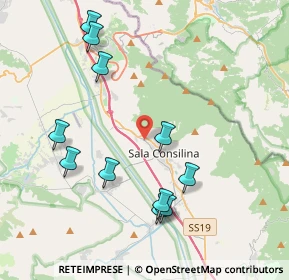 Mappa Contrada Ferraria, 84036 Sala Consilina SA, Italia (4.63455)