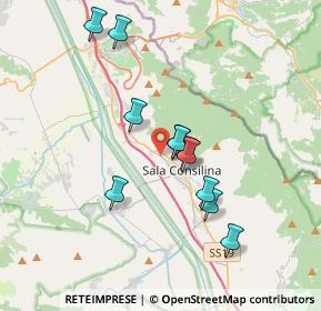 Mappa Contrada Ferraria, 84036 Sala Consilina SA, Italia (3.39636)