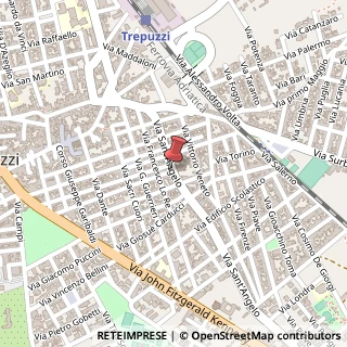 Mappa Via Sant'Angelo, 34, 73019 Trepuzzi, Lecce (Puglia)