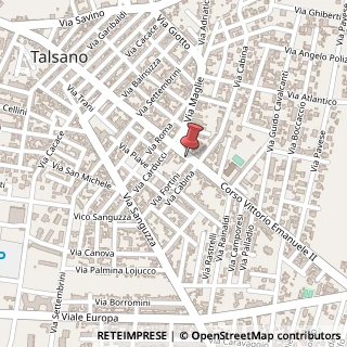 Mappa Corso Vittorio Emanuele II, 286, 74100 Taranto, Taranto (Puglia)